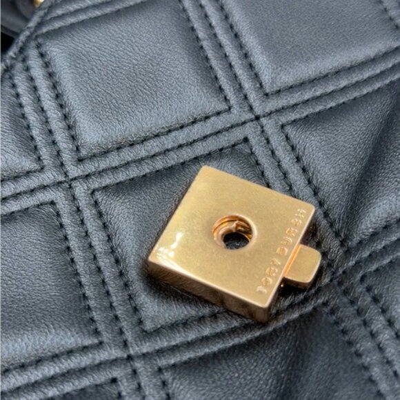 🆕 TORY BURCH 🧿 NWOT Fleming Soft Convertible Shoulder Bag, Black - AUTH - Picture 10 of 15